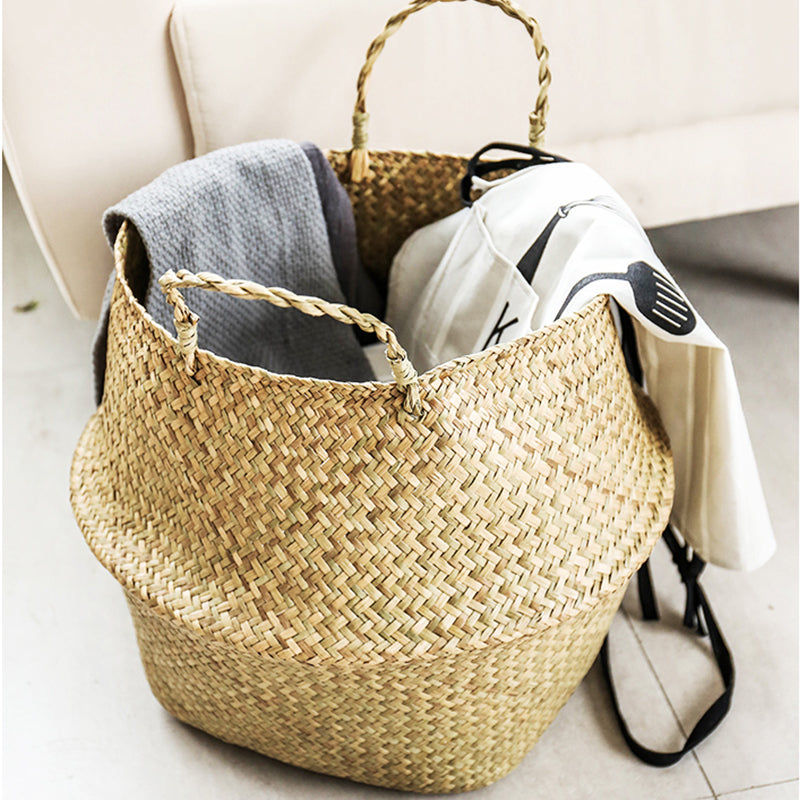 Bring Charm to Your Home with Seagrass Basket - Versatile and