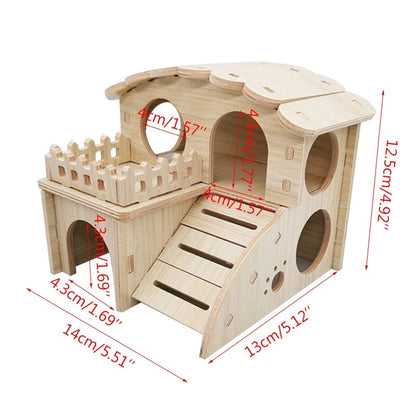 Hamster Solid Wood Small House