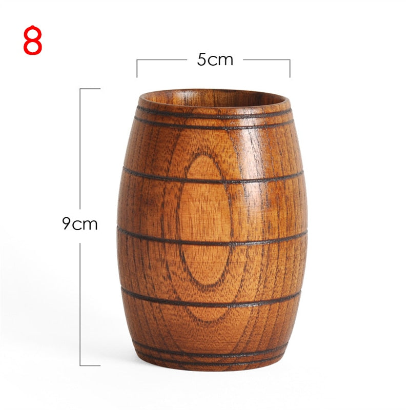 Wooden cup ecological and environmentally friendly