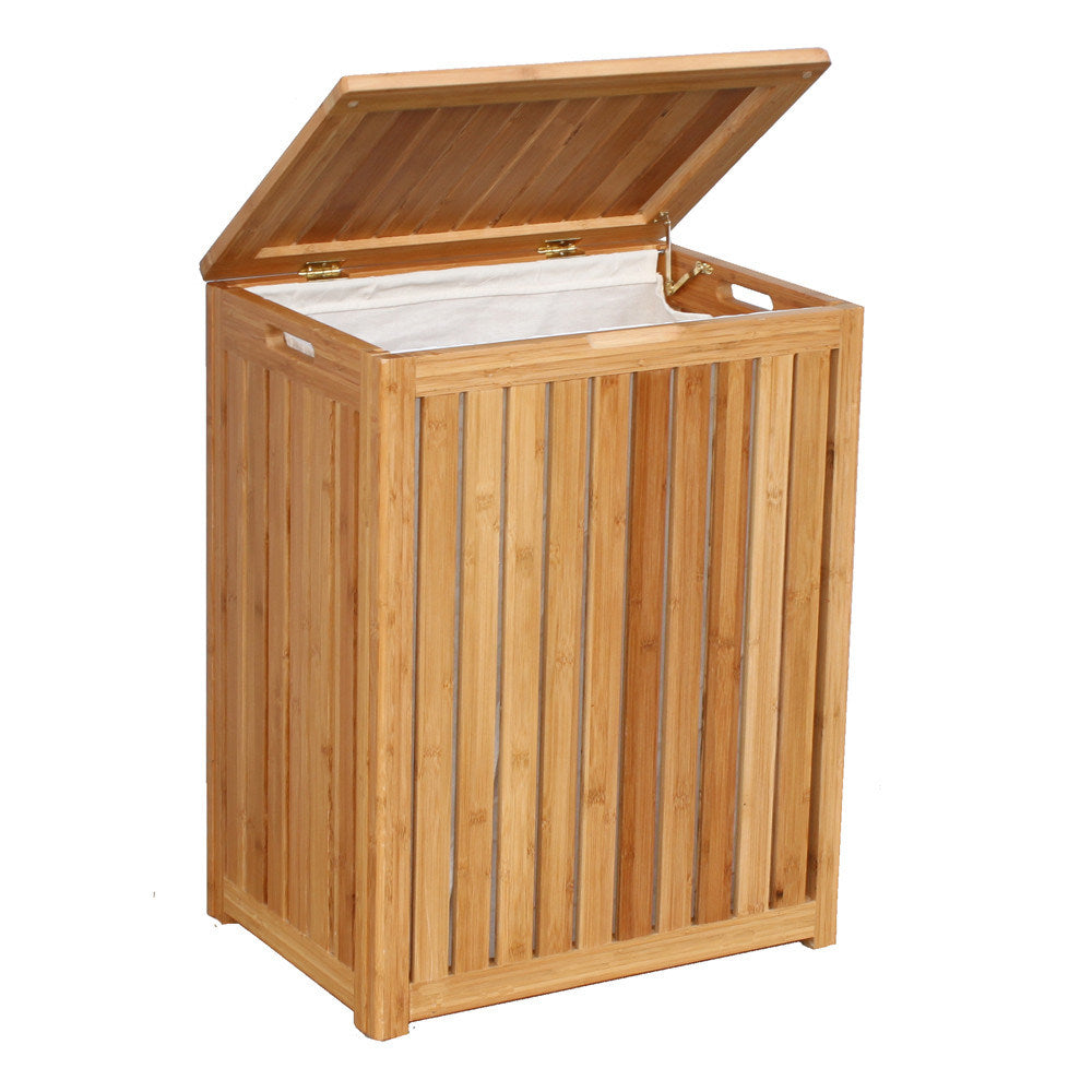 Oceanstar Spa-Style Bamboo Laundry Hamper