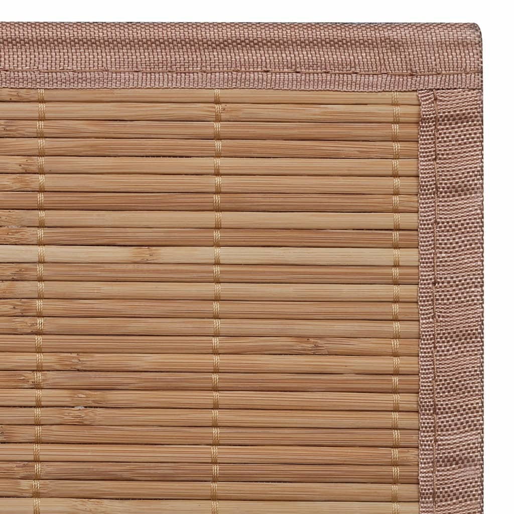 Rug Bamboo 63"x 90.6" Brown