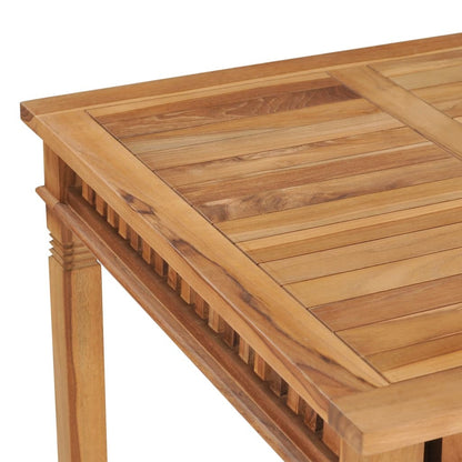 Garden Dining Table 31.5" x 31.5" x 31.5", Solid Teak Wood