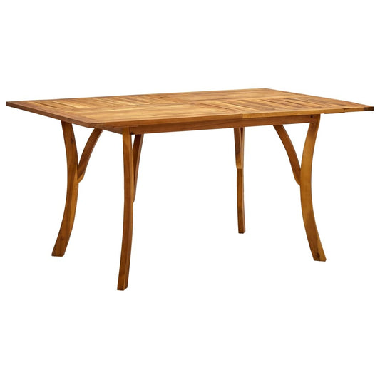 Garden Table 59.1" x 35.4" x 29.5" Solid Acacia Wood